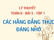 Các dạng hằng đẳng thức đáng nhớ: Tổng hai lập phương và Hiệu hai lập phương - Toán 8 bài 5 tập 1